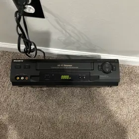 Svl-n51 Sony Vcr Hi Fi Stereo Vhs No Remote. Tested