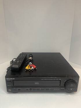 Sony Svo-1250 Video Cassette Recorder Player Hq Vcr With Remote Rare Tested Read