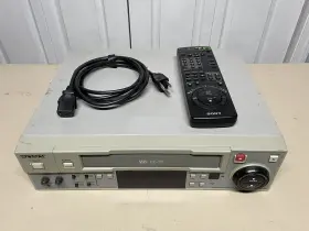 Rmt-v190 Sony Svo-1630 Videocassette Recorder With Remote Tested
