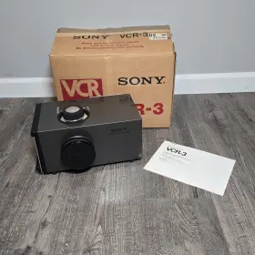 Vcr-3 Sony Telecine Adapter Film And Video Transfer In Original Box With Manual