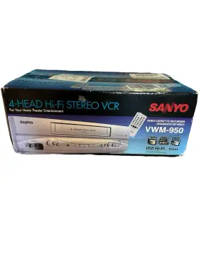 Vhm-950 Sony 4-head Hi-fi Stereo Vcr With Remote New In Box Sealed Vhm-950 Sony 4-head Hi-fi Stereo Vcr With Remote New In Box Sealed