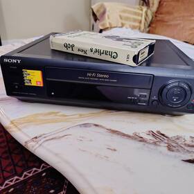 Sony W315boct973x92k Video Cassette Recorder Slm-675hf Vhs Fexable Vcr It Plays Then Stops