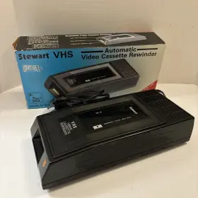 St-22a Stewart Vintage Vhs Automatic Video Cassette Rewinder Works