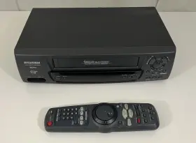 2870lv Sylvania Vcr With Original Remote Old School Tested Working