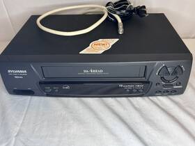 Sylvania 2945 Model Lf 4 Head Vcr 19 Micron Vhs Tested