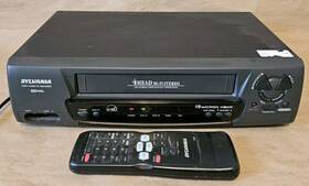 Sylvania 2960lv Vcr 4 Head Hifi Vhs Video Cassette Recorder Player With Remote