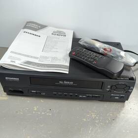 Sylvania 6240vb Vcr Vhs Player Working Manual Remote Great Condition
