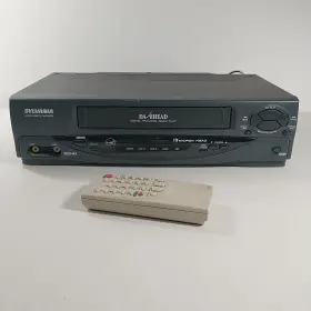 6241cvb Sylvania Vcr Vhs Player / Recorder Da-4 Head Model With Remote Tested
