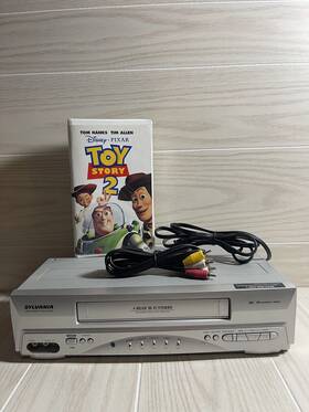 Sylvania 6260vf Model Vcr Video Cassette Recorder Vhs Tape Player Tested