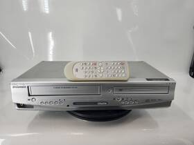 Sylvania Dvc845e Combo Recorder 4head Vcr Dvd Player With Remote Tested Eb-16590