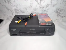 Lv4246g Sylvania Vintage 2840lv Vhs Vcr Player Recorder 4 Head Tested And Works No Remote