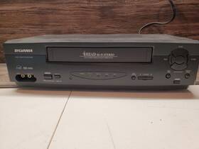 Sylvania Srv2306 Vcr 4 Head Vhs Recorder 19 Micron With A/v No Remote Works