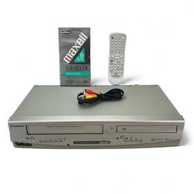 Sylvania U33486574 Srd4900 Dvd Vcr Combo Player And Vhs Recorder With Remote A/v Cables