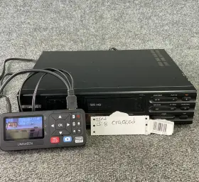 Vc4143at01 Sylvania 4 Head Vhs Hq Video Cassette Recorder In Black Without Remote
