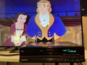 Vc8942at01 Sylvania Vcr Vhs Player Tv Stereo Dolby System- Works
