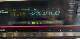 Sylvania Vc8972at01 Vcr 1987 Japan Vintage Electronics Powers On For Repair