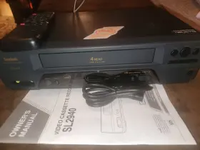Sl2940 Symphonic 3940 4 Head Hq Vhs Video Cassette Recorder - Tested Works