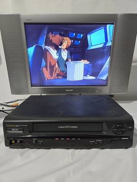 Symphonic 436d Vhs Player Vcr Se 4 Head Tested Works