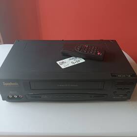 Symphonic 60wf 4-head Vcr Video Recoder. Hi Fi Stereo Model Vr 60wf. Working Remote