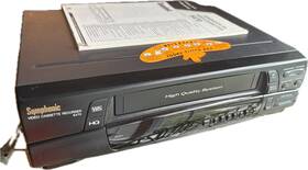 Symphonic 6470 Vcr Model Black Vhs Player Video Cassette Recorder No Remote Nwob