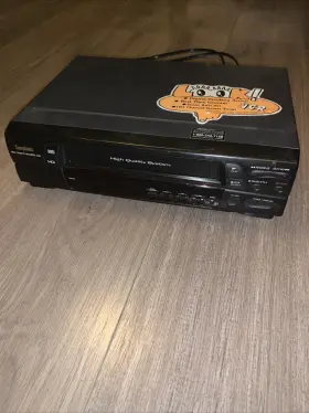 Eb-15092 Symphonic 6480 Vcr Vhs Player Hq Black Tested