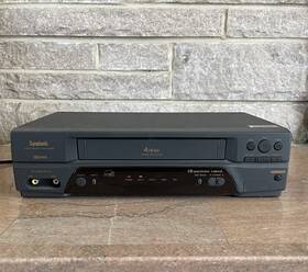 Symphonic I.2 C/20230817/df.05 Sl2940 4-head Vcr Vhs Tape Player Recorder Without Remote Parts/repair