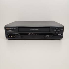 Symphonic Se436d Vcr Video Cassette Recorder 4 Head Vhs Player For Parts/repair