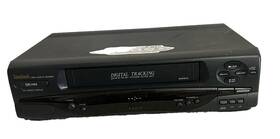 Symphonic Sv2161g Video Cassette Recorder Vhs Vcr Player Tested But No Remote
