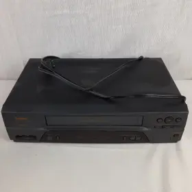 U23861221 Symphonic Sl2860 Vcr 4 Head Vhs Hi-fi Video Cassette Recorder With Manual Works