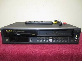 Symphonic Wf-802 Dvd/vhs Player 19 Micron 4-head Hi-fi Vcr Working With Remote
