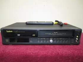 Wf-802 Symphonic Dvd/vhs Player 19 Micron 4-head Hi-fi Vcr Working With Remote