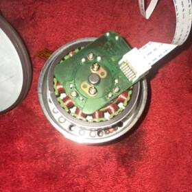 Tamagawa Ts2640n321e64 Vcr Video Head Drum Assembly - 4-head Hi-fi Bldc Motor Pulled Part