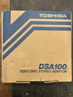 Toshiba Dsa100 Video Disc Stereo Adaptor
