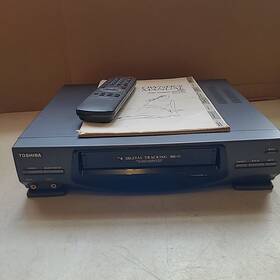 Toshiba M-448 Vhs Vcr 4 Head Player Recorder With Remote Tested Fast Usa Ship