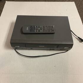 Toshiba M-465 Vcr Hifi Video Cassette Player Recorder Tested Works With Remote