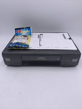 Toshiba M-624 Vcr 4-head Vhs Player Recorder No Remote Tested Manual