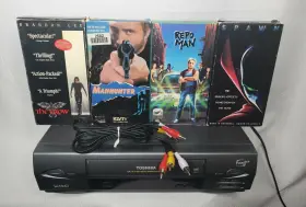 M-645 Toshiba 4-head Hi-fi Vcr Plus Vhs Player Bundle With Cables Repo Spawn Crow
