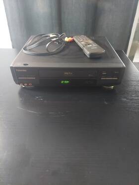 Toshiba M-659c M-659 Vcr Plus 4 Hi Fi Vhs Recorder Black Gray Tested With Remote