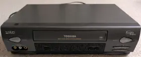 M-665 Toshiba M655 4 Head Hi-fi Stereo Vcr Vhs No Remote Tested 25