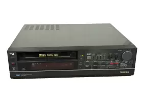 Sv-950 Toshiba S-vhs Vcr Tested For Parts Grinding Noise When Tape Is Inserted