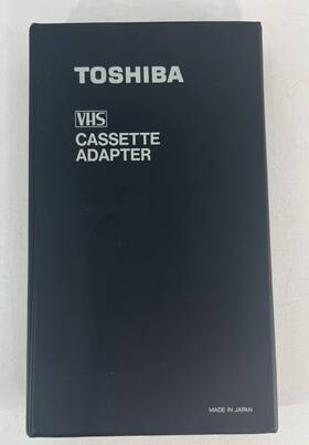 Toshiba Tca-2u Vintage Vhs-c Cassette Adapter Vcr/vhs Model With Case