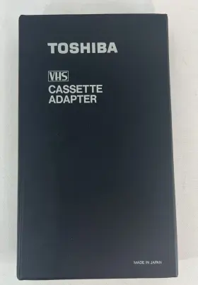 Tca-2u Toshiba Vintage Vhs-c Cassette Adapter Vcr/vhs Model With Case