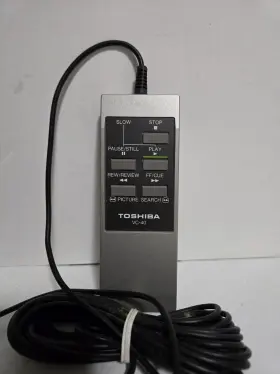 Vc-40 Toshiba Video Cassette Recorder Corded Remote