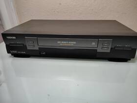 Toshiba W-602c 4 Head Vcr Hi-fi Stereo Pro Drum Vhs Player - No Remote Tested