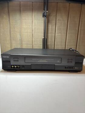 Toshiba W-625c Vcr Video Cassette Recorder No Remote Tested Works Black