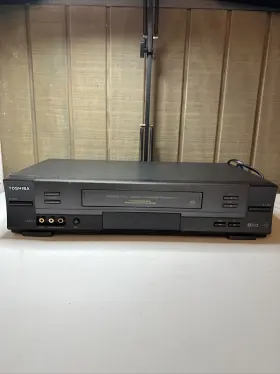 W-625c Toshiba Vcr Video Cassette Recorder No Remote Tested Works Black