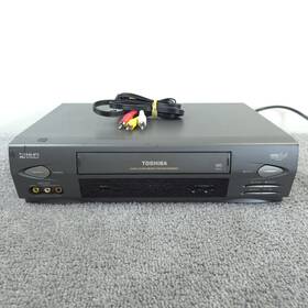 Toshiba W-685 Vcr Hi-fi Video Cassette Recorder Vhs Player Vintage Works