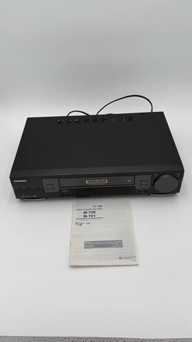 Toshiba W-701 Vcr 6-head Vhs Fast Rewind Works Unit Only Loud When Playing