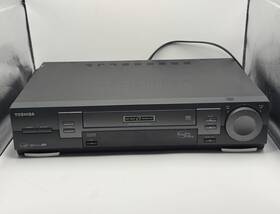 Toshiba W-706 Vhs Vcr Player 6 Head Tested Power On For Parts Repair