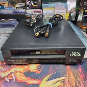 Totevision Gs-5000 Tote Vision Vhs Player Fully Automatic System Tested Works No Remote